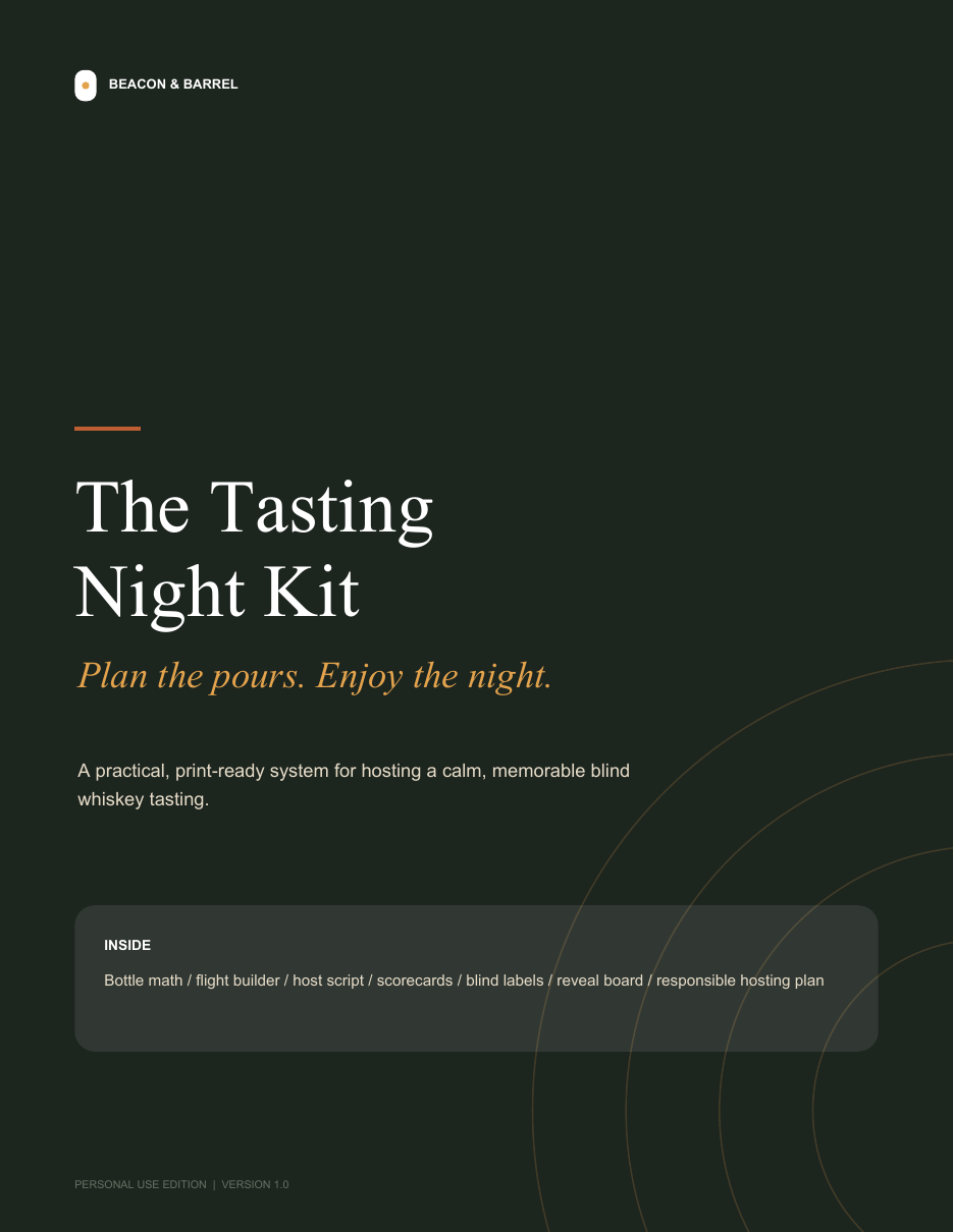 Cover of the Beacon & Barrel Tasting Night Kit